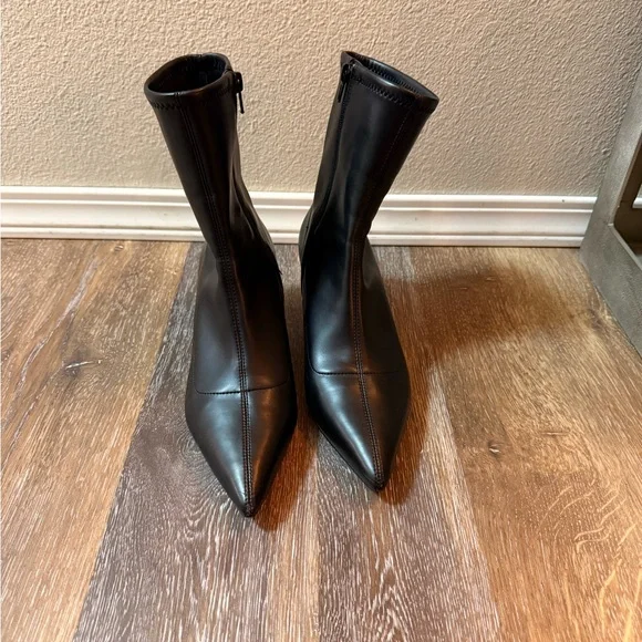 Abound Black Heeled Boots - Picture 3 of 5